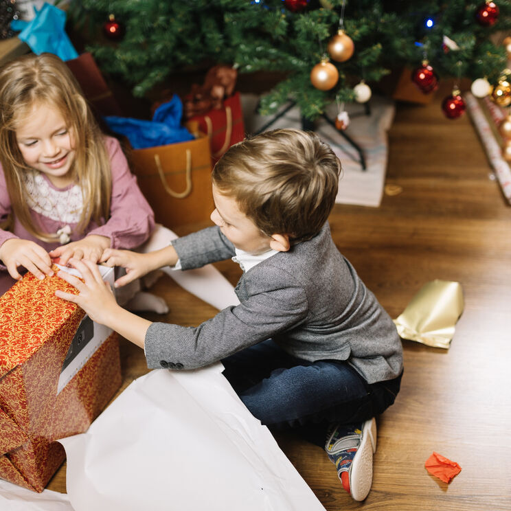 Christmas scene home